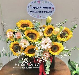 Giỏ hoa khai trương SP000013