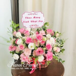 Giỏ hoa khai trương SP100015