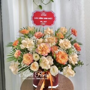 Giỏ hoa khai trương SP100021