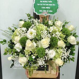 Giỏ hoa khai trương SP100022